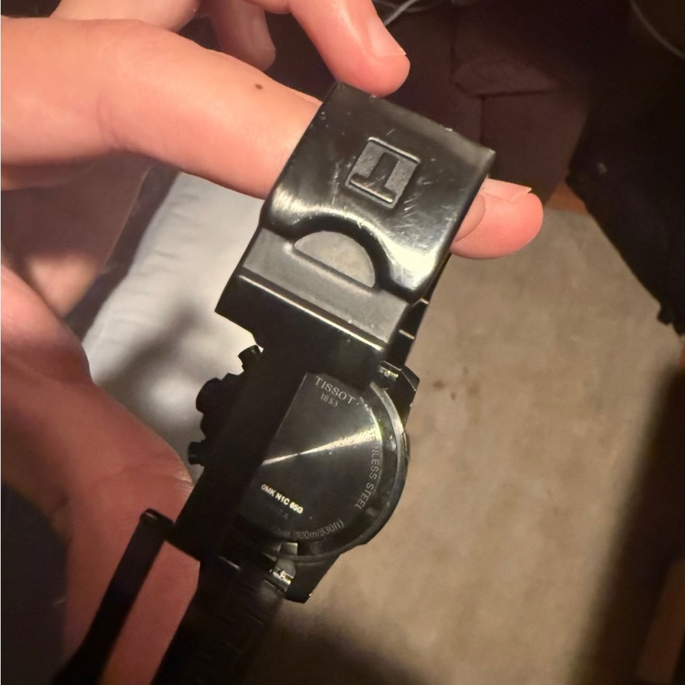Tissot Black Tachymeter Chronograph Watch - Picture 4 of 5